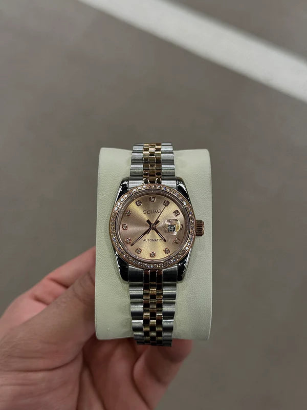 Rosé Diamond Dial